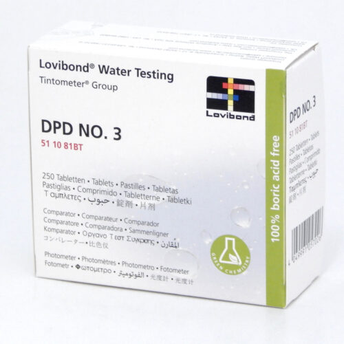 قرص اندازه گیری کلر ترکیبی  (DPD No.3 ) بسته 250 عددی نمایندگی LOVIBOND  لاویباند (آکوالیتیک) کد511081BT