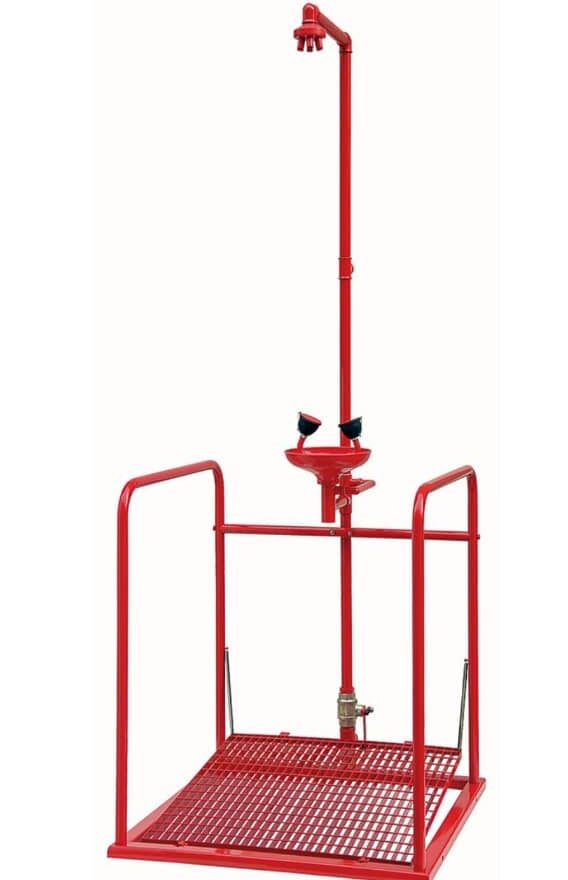دوش و چشم شوی اضطراری با پلتفرم مدل RTA470 طرح نمایندگی تاف TOF
