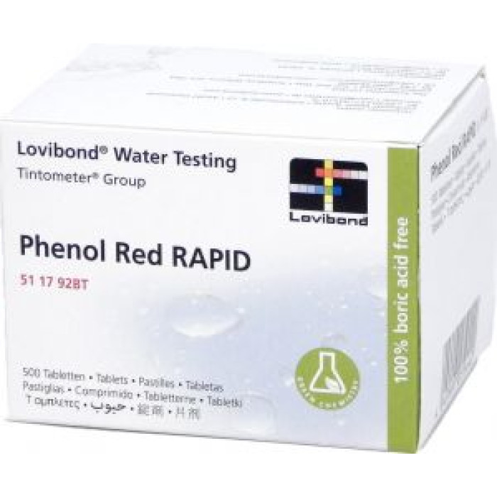 قرص فنل رد Phenol Red رپید کد 4511792 نمایندگی لاویباند آکوالیتیک Lovibond